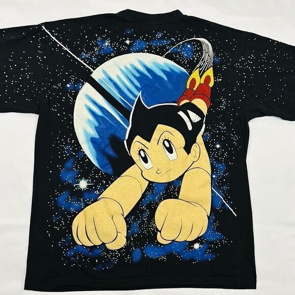 Astro Boy All Over Print Modern Day Bootleg Short Sleeve Tee - Picture 7 of 8
